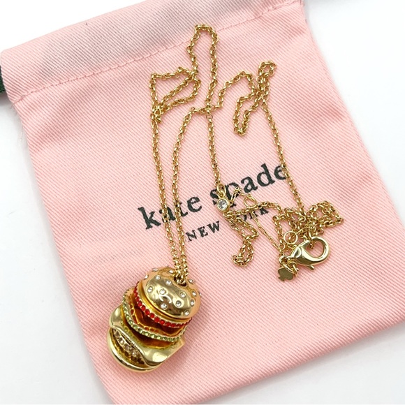 Kate Spade hamburger necklace - Picture 2 of 2